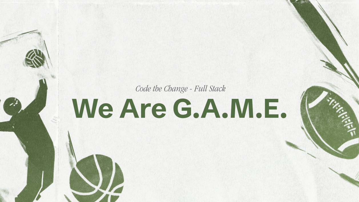 we are game